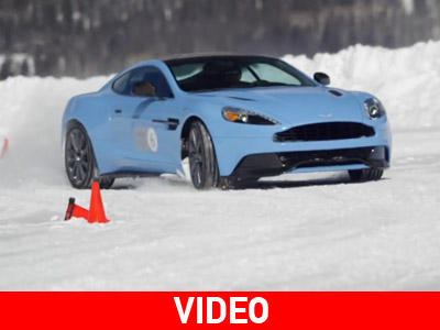 Εκπαίδευση στο χιόνι με Aston Martin…